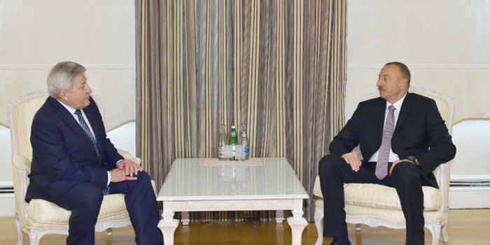 Ilham Aliyev meets new Belarus ambassador